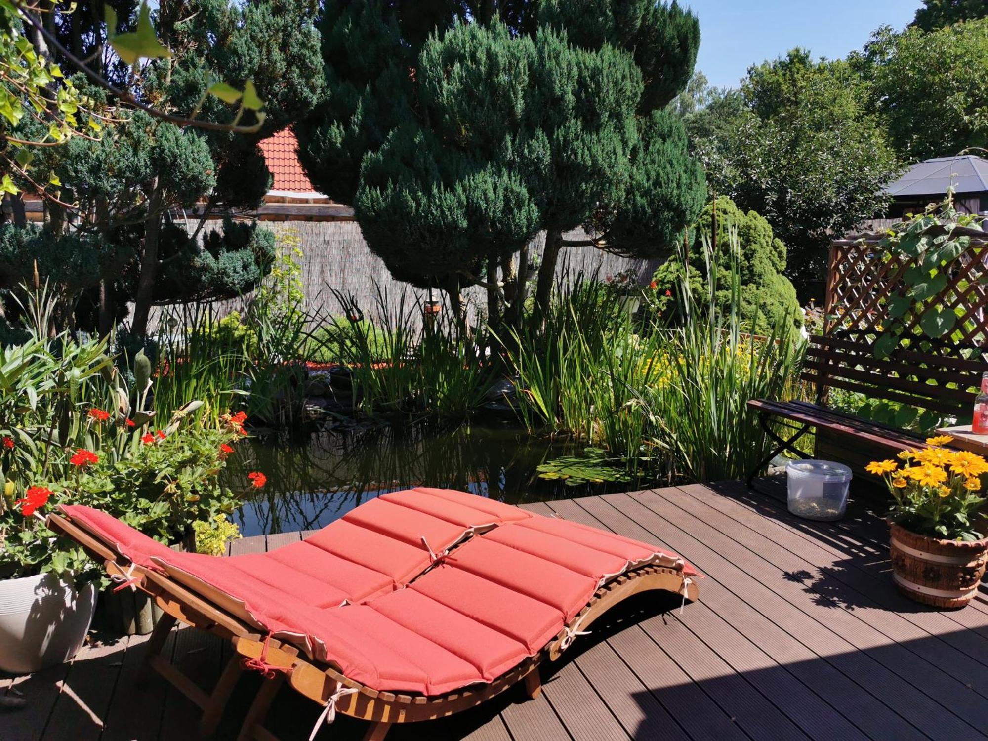 Ferienhaus Mit Mediterraner Terrasse Müllrose Exterior foto